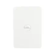 Hager Allure WBHSV1 - 1 Gang Vertical Internal Rocker Switch - 16Amp - Gloss White