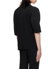 Homme Plissé Issey Miyake MC July Crewneck T-Shirt 3 black