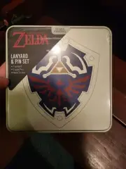 Nintendo The Legend of Zelda Lanyard & 2 Lapel Pin Set Sealed