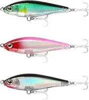 3 Pcs Color Mixed Pack Hard Plastic Bait Sinking Gravity Pencil Fishing Bait 70MM 7.8G Artificial Bait Sinking Lures