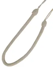 PAIR 2 pieces Cotton Curtain Tie Backs - Cream 75cm
