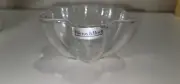 Villeroy & Boch NEPTUNE Bowl Clear Crystal Scalloped Clam Shell 5" NEW
