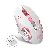 M70 2.4GHz 2400DPI Wireless Rechargeable Gaming Mouse Ergonomic Optical Mouse