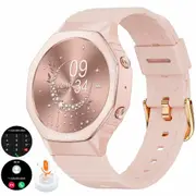 Smart Watch 1.32" Casual Women's Sport Watch for Android iOS Phones with 100+Sport Modes, Fitness Tracker,Sleep Monitor (Pink)