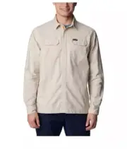 Columbia Landroamer Lined snap button down Shirt long sleeve men's 5X tan NWT