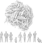1:50 White Figures Architectural Model Human Scale HO Model Plastic Peoples,10 Pieces