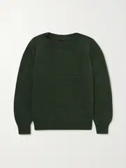 [THE ROW KIDS] THE ROW KIDS - Dewey Cashmere Sweater - Army green - 6 years 6 years Green