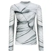 [YCH] Printed Jersey Top