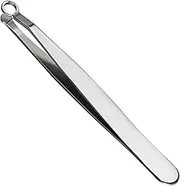 Anvirtue Universal Nose Hair Trimming Tweezers, Stainless Steel Eyebrow Trimmer, Friendly Round Tip, No Mirror Needed Easy Cut, for Noses, Sideburns, Brow, Body