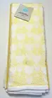 MARTHA STEWART KITCHEN TOWELS (3) YELLOW 100% COTTON NWT