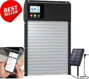 Upgraded Solar Automatic Chicken Coop Door, WiFi Remote, LCD Timer, Light Sensor