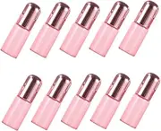 IWOWHERO 10pcs Essential Oil Roller Bottles Glass Perfume Roll Bottles with Lid for Aromatherapy Travel and Home Use Durable Compact Design