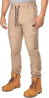 [Bad Workwear] Saviour™ Cuffed Elastic Waist Work Pants for Men - Lightweight Pants with Elastic Waist and Cuffed Ankles