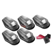 YELLOW LED CAB ROOF BLACK DRIVING FOG LIGHTS+SWITCH FOR 80-96 F150-F450 PICKUP