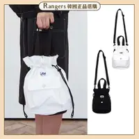 在飛比找momo購物網優惠-【Lee】韓國 布標LOGO 尼龍 束口包 兩用包 手提包 