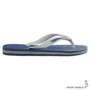 Havaianas 哈瓦仕 男鞋 拖鞋 夾腳拖 人字拖 巴西國旗 藍白 4110850-2711U