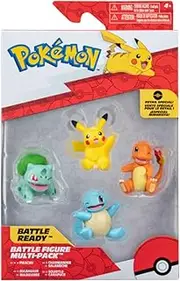 Pokemon Game Figure; Pikachu, Bulbasaur, Charmander, Squirtle 5 cm Figure