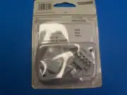 Package of 2 Gate House Vinyl Window Lock for Sliding Window White 0358695 LLOT