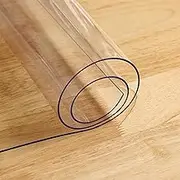 Cushion Eco Friendly Transparent Plastic Party Table Cover 45x85cm Odorless Easy to Cut Ideal for Picnics Desks Chairs 2mm Thick Right Angle