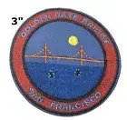 Golden Gate Bridge Patch Souvenir Travel Embroidered Iron / Sew-on