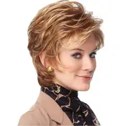 Silk Short Curly Wig - High Temp / Gold