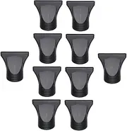 10pcs Hair Dryer Nozzle Set Professional Hair Styling Nozzles Hair Dryer Attachment for Hair Dryer Universal Dryer Nozzles Lightweight Replacement Nozzles for Home and Barber Shop