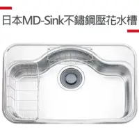 在飛比找momo購物網優惠-【MIDUOLI米多里】日本MD-sink不銹鋼水槽