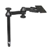 RAM 12" Upper Pole w/ Double Swing Arms & 75x75mm VESA Plate RAM-VP-SW1-12-2461