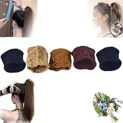Extra Wide High Elasticity Jacquard Hair Bands,Upgraded High Elasticity Hair Bands,and Tie The Hair with a High Elastic Headstring Hair Ornament,High Ponytail Essentials Bands
