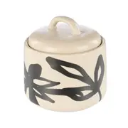 Leaf & Bean Freya Sugar Pot - Black