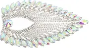HAPINARY Handbag Appliques Crystal Patches for Clothing Shoes Garment Decor DIY Fashion Accessories Heart Shaped Rhinestone Embellishments for Crafting