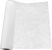 ULDIGI Strong Adhesion Iron-on Interfacing Double-Sided Stabilizer for Sewing Quilting and Crafting White
