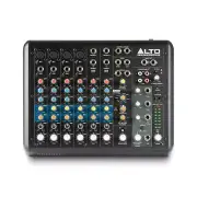 Alto TrueMix 800FX Audio Mixer with 4 XLR Mic Ins, USB Audio Interface and Bl...