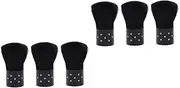 Healvian 2sets Cosmetics Brush Set Professional Makeup Brush Cleaner Soft Bristle for Nail Art 3pcs*2