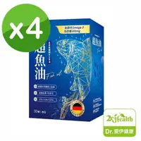 在飛比找momo購物網優惠-【Dr.愛伊】專利KD魚油軟膠囊 4入/組(含Omega-3