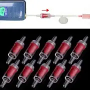 10pcs Plastic One Way Check Valve for Aquarium Air Pump Non-return Home Fish Tan