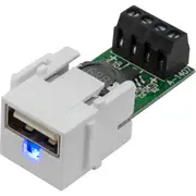 PRO2 PK4918 5V USB Keystone Insert Suits Mwi13ks Mw13fr the Max Output Current 3A, Long Time Use
