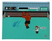 "MIKE TYSON" SIGNED PHOTO AUTO 16x20 "NINTENDO PUNCH OUT" TYSON AUTHENTIC
