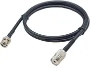 LMR240 Cable BNC Male to UHF Type Male/Female Adapter 50-4 Tail Fiber Coaxial Jumper LTE Extension Cable(BNC Male to UHF M,50M)