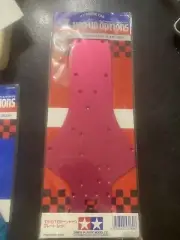 New Tamiya Nitro RC 1/10 Vintage Tr-15t 44001 Hop Up 53180 Red Chassis Plate Kit