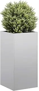 Raised Garden Bed, Elevated Planter Box Plant Container 40x40x80 cm Galvanised Steel