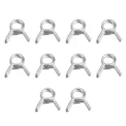 Double Wire Spring Hose Clamp, 10pcs 304 Stainless Steel 5.5mm Spring Clips