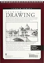 Large Premium Drawing Pad 9'' X 12'' (Sketchbook, Sketch book) (Studio)