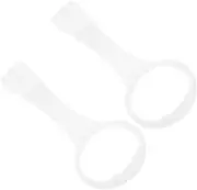 KOCKSHION 2Pcs Pull Up Rings for Playpen Crib Easy Installation Supply Versatile Stand Handles Friendly Design Nursery Accessories