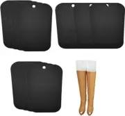 Rixoxo Boot Shaper Form Inserts 6Pair Support Shape Shoe 12/14/16 inch, Black