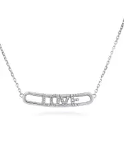 Diana M. 14K 0.14 ct. tw. Diamond Necklace