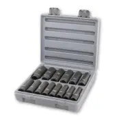 Typhoon 72501 - Impact Socket Set - 1/2" Drive Deep 14 Piece Metric