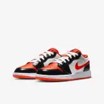 【NIKE 耐吉】休閒鞋 女鞋 大童 運動鞋 AJ1 喬丹 AIR JORDAN 1 LOW SE GS 黑白紅 DV1335-800