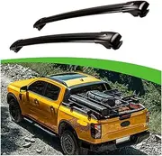 2PCS Aluminum Roof Rack Cross Bar Compatible for Ford Ranger T9 2023 2024,The Cargo Carrier Rooftop Luggage Crossbars