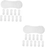 Vaguelly 2sets Gauze Diaper Washcloths Tree Bark Diffusers for Home Diapers Cork Bark Half Round for Terrarium Small Bark Reptile Cork Bark for Terrarium Cork Bark Reptile Hose Nuts 12pcs*2